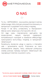 Mobile Screenshot of metromedia.pl